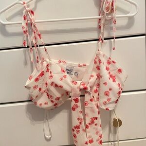 PRINCESS POLLY FLORAL TOP - SIZE 6